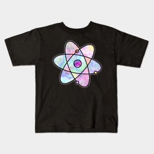 Tie Dye Atomic Symbol Kids T-Shirt
